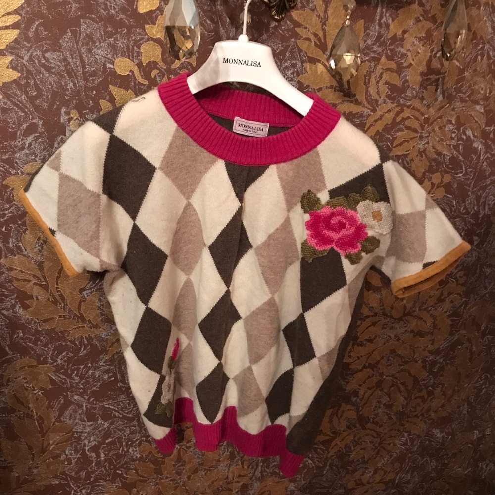 Monnalisa sleeveless sweater